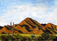 Thompson Peak2011 watercolor
