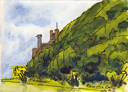 Rhine River Castle – Berg Rhinestein