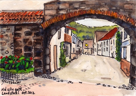 I just finished painting the city of Landstuhl