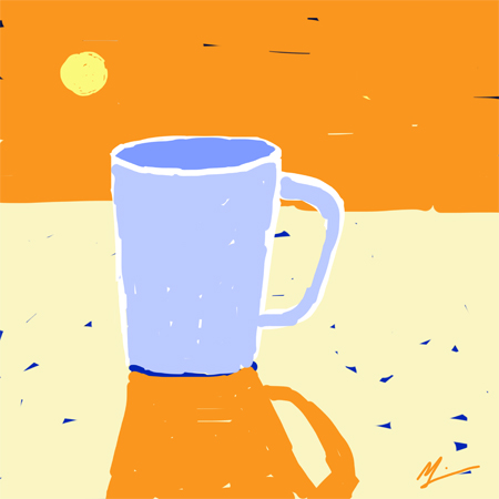 It’s a coffee sunrise