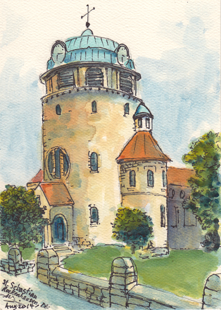An impressive church hidden in a small community