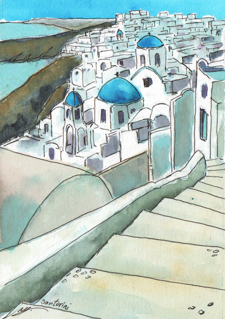 Santorini comes to my markets this weekend