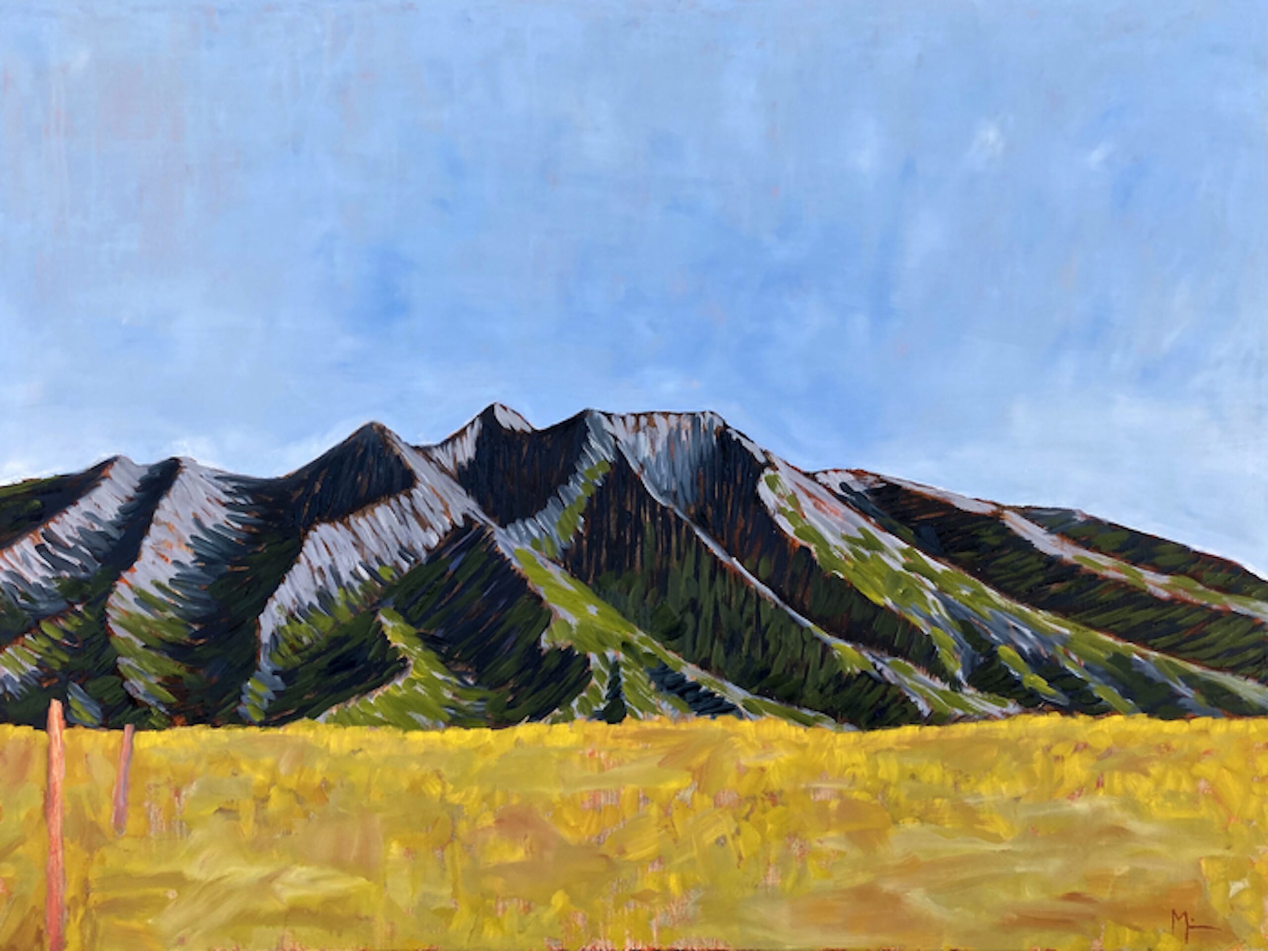 Sangre de Cristo Peaks near Alamosa, CO