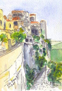 France - View of Les Baux