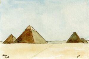 Pyramids at Giza, Egy